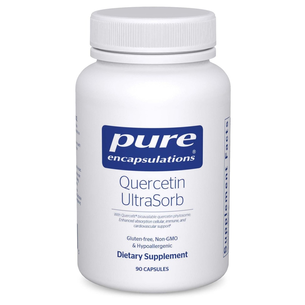 Encapsulaciones puras Quercetin UltraSorb ¦ Enhanced-Absorption Cellular, Immune y Cardiovascular Support ← 90 Capsules