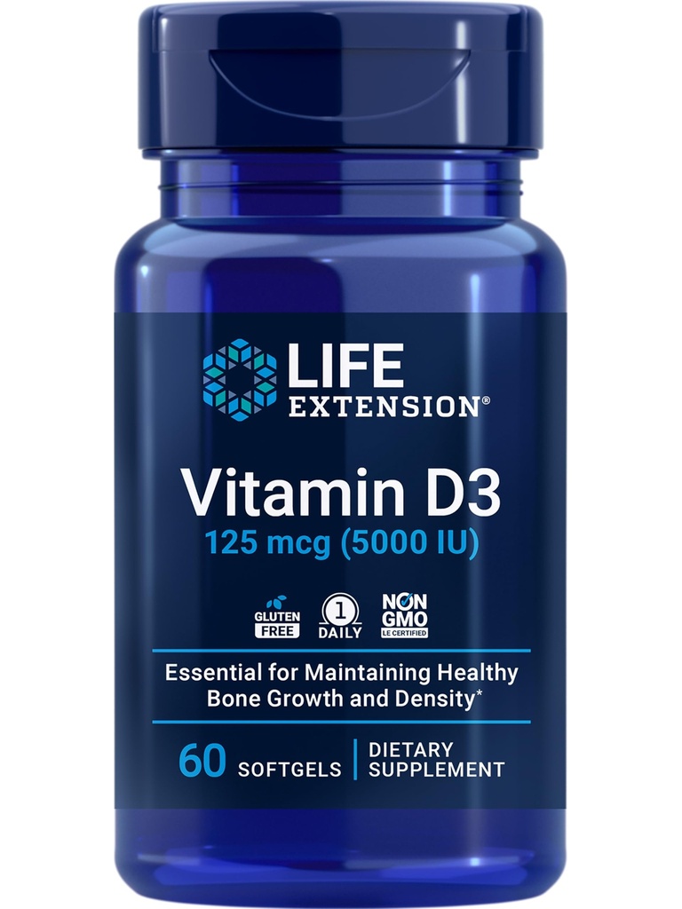 Extensión de la vida 268mg Super Vitamina E &amp; 5000IU Vitamina D3 - Corazón, Cerebro &amp; Apoyo inmunitario
