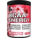 EVL BCAAs Amino Acids Powder - BCAA Energy Pre Workout Powder para la recuperación muscular Crecimiento y resistencia - Rehidratación Post Recuperación Bebida con Caffeine Natural - Watermelon