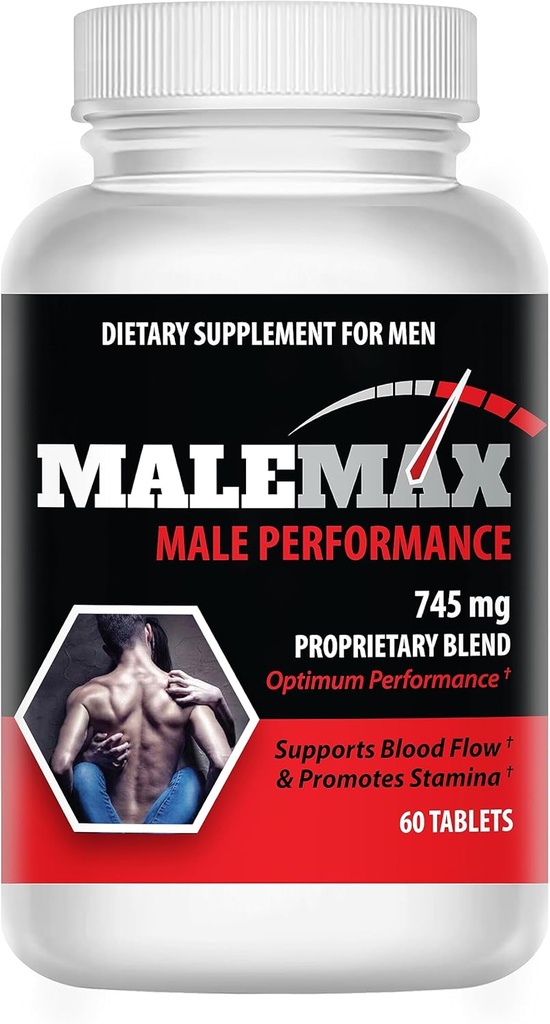 Alargamiento masculino Píldoras- Amplifique el tamaño masculino- Boost Hasta 3 pulgadas de largo rápido en longitud, Engorge en Girth- Stamina Multiplier- 60 Tablets