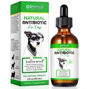 Antibióticos de perros, antibióticos naturales para perros, suplementos de hierba multivitamina de perros 60 ml