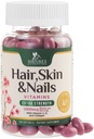 Peluquería, Esquía y uñas Vitaminas para Mujeres - Biotina 5000mcg para apoyar el crecimiento del cabello con aceite de argán, colágeno &amp; ácido hialurónico, hermosa, piel más fuerte, cabello &amp; uñas Suplemento de vitamina - 120 Softgels