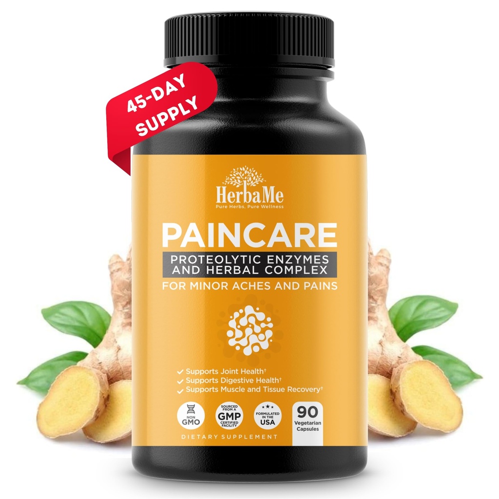 Proteolytic Enzymes Suplemento con Serrapeptase - Devils Claw, 90 Capsules, Promueve el Alivio Conjunto, Muscle y Tissue Health con Movilidad Durante, Athletes Post Workout Recovery Support