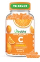 Lifeable Vitamina C Gummies for Adults TEN 750mg TENIDO Great Tasting Orange Flavor VIT C TEN Vegan Non GMO Vitamina C Chewable Silencio para Immune Support TEN 90 Gummies