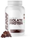 RAW Whey Isolate Protein Powder, Chocolate oscuro - 100% Grass-Fed Sports Nutrition Whey Protein Powder for Muscle Growth & Recovery - Low-Fat, Low Carb, Naturally Flavored & Sweetened - 25 Servings