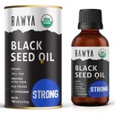 RAWYA Black Seed Oil - Extra Strong Taste, High TQ, Cold Pressed, Glass Bottle, Nigella Sativa Oil, Great for Skin &amp; Hair Care, Black Cumin Seed, Kalonji, 100% Certified Organic - 3.4 Fl Oz,