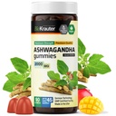 BIO KRAUTER Ashwagandha Gummies for Women ' Men - 2000 mg Fuerza - 90 Chews for Mood Support - Chewable Ashwagandha Suplementos - Vegan - Mango Flavor