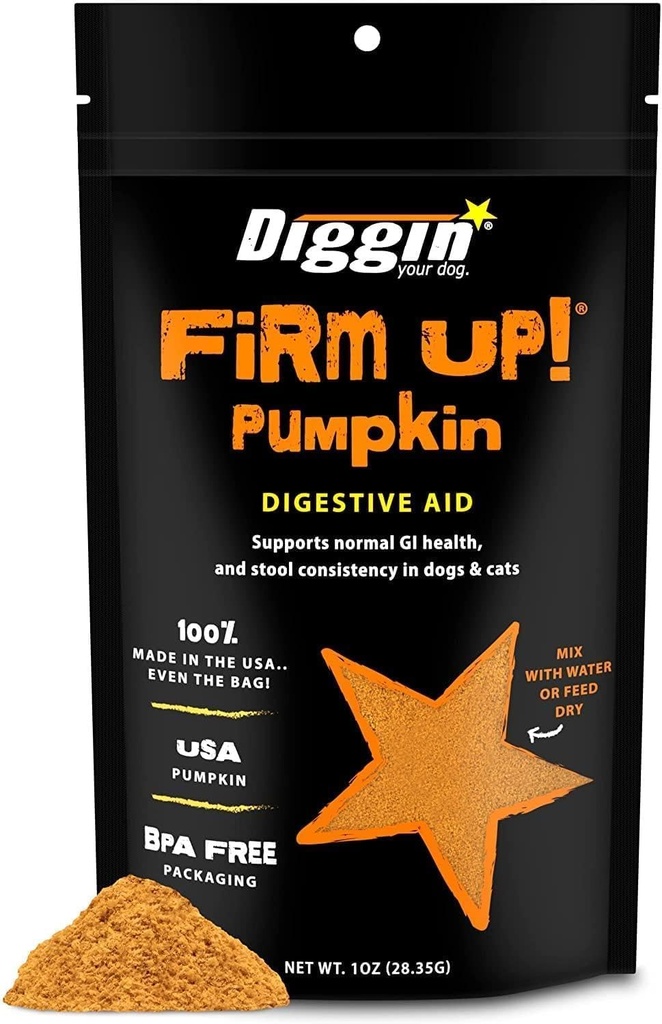 Diggin ' su perro, firme arriba original calabaza Super perro &amp; Cat Suplemento, 1 onza