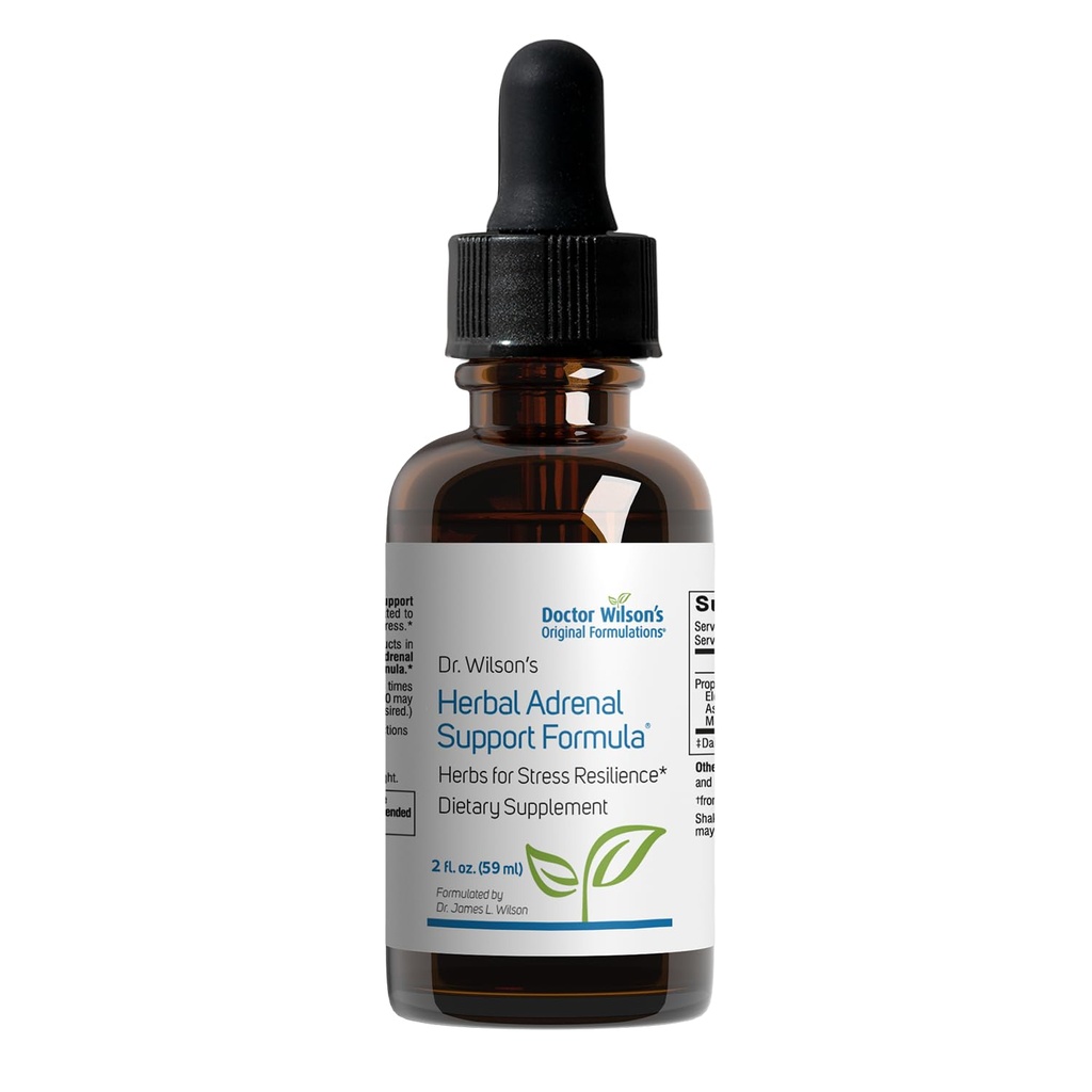 Herbal Adrenal Support Fórmula adaptogenic Herbs for Daily use, Sleep and Energy Support 2 Ounces