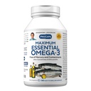 ANDREW LESSMAN Maximum Essential Omega-3 Desflavored, 360 Softgels - Ultra-Pure Omega-3 Fish Oil 1200 mg-High DHA, No Mercury Supplement-Small, Easy to Swallow Fish Oil Capsules