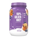 Maxler 100% Golden Whey Protein - 24g de Proteína por Servir - Premium Whey Protein Powder para Pre Post Workout - Fast-Absorbing Whey Concentrate, Isolate & Hydrolysate Blend - Blueberry Muffin 2 lb