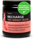LEGION Athletics Recharge Post Workout Suplemento - All Natural Muscle Builder " Recovery Drink with Creatine Monohydrate. Naturalmente endulzada, segura y saludable (Watermelon, 60 servidumbres)
