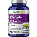 NusaPure Rhodiola Rosea 7,500mg 180 Veggie Capsules (No-GMO, Extracto 30:1, Vegan &amp; Gluten-Free) Bioperina