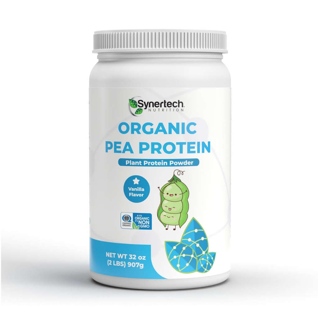 Vegan Vainilla Flavored Planta-Based Pea Protein (2 libras)
