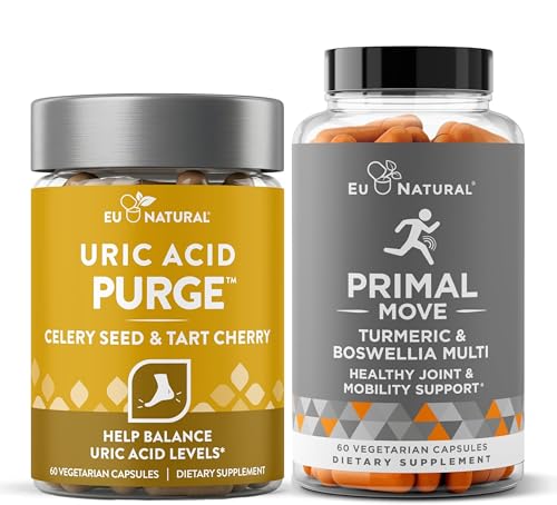 Uric Acid Purge y Primal Move Bundle - Soporte integral avanzado para movilidad activa, flexibilidad y comodidad