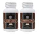 2-Pack Curcumin Longvida por Nutrivene (500 mg, 60 cápsulas)
