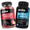 DR. BO ACV Gummies & Water Away Pills - 1000MG Apple Cider Vinegar Gummies " Water Retention Diuretics for Digestion, Gut Health, Stomach Bloating " Leg Swelling