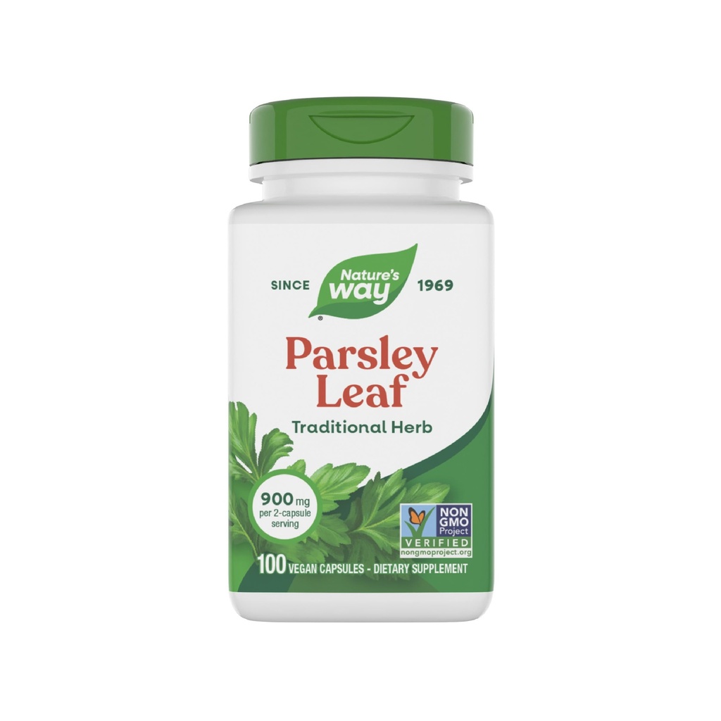 La hoja Herbal Premium de la Naturaleza proporciona clorofila, 100 cápsulas veganas