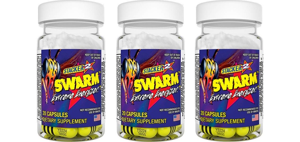 Swarm Extreme Energizer 20 cápsulas (Pack of 3)