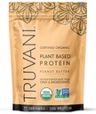 Truvani Vegan Pea Protein Powder ← Mantequilla de maní Silencio 20g Orgánica Proteína basada en plantas Silenciosos 20 Serviciones Silencio Keto Silencio Gluten " Dairy Free Silencio Bajo Carb Silencio No Añadido Sugar