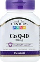 21st Century Co Q10 30 mg cápsulas, 45 cuenta (21341)