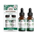 GuruNanda Gutcleanse 2-Step Kit - Suplemento dietético para ayudar con la digestión - Blend of Fulvic Acid, Wormwood, Clove & Neem Extract, 2x1 FlOz