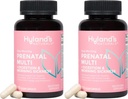 Hyland's Easy Morning Prenatal Multivitamin and Digestive Health and Morning Sickness Relief, 60 Vegan Capsules, con Folate, Choline, Zinc, Ginger Root, Prebiotics and Algae DHA (Pack of 2)