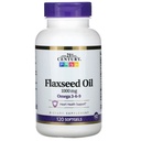 21th Century Flaxseed Oil 1000mg Softgels 120 Cuenta (3 Pack)