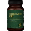 Global Healing Center Supercharged C60 - Micro-Activated Carbon Fullerene w/Organic MCT Powder, 10 veces más potente que regular C60 Suplementos - Ayuda a la desintoxicación, envejecimiento (30 cápsulas)