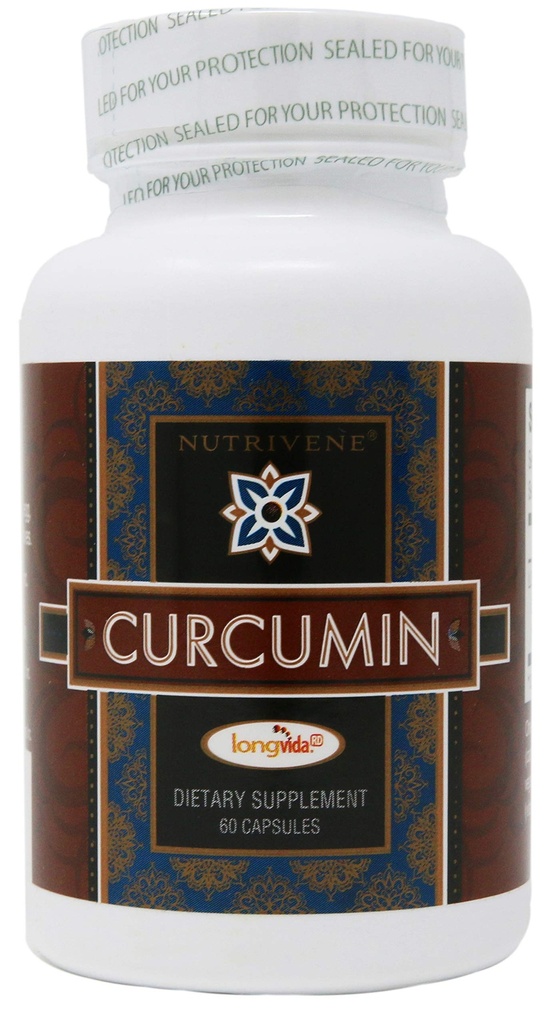 Curcumin, LongvidaTM de Nutrivene (500 mg, 60 cápsulas)