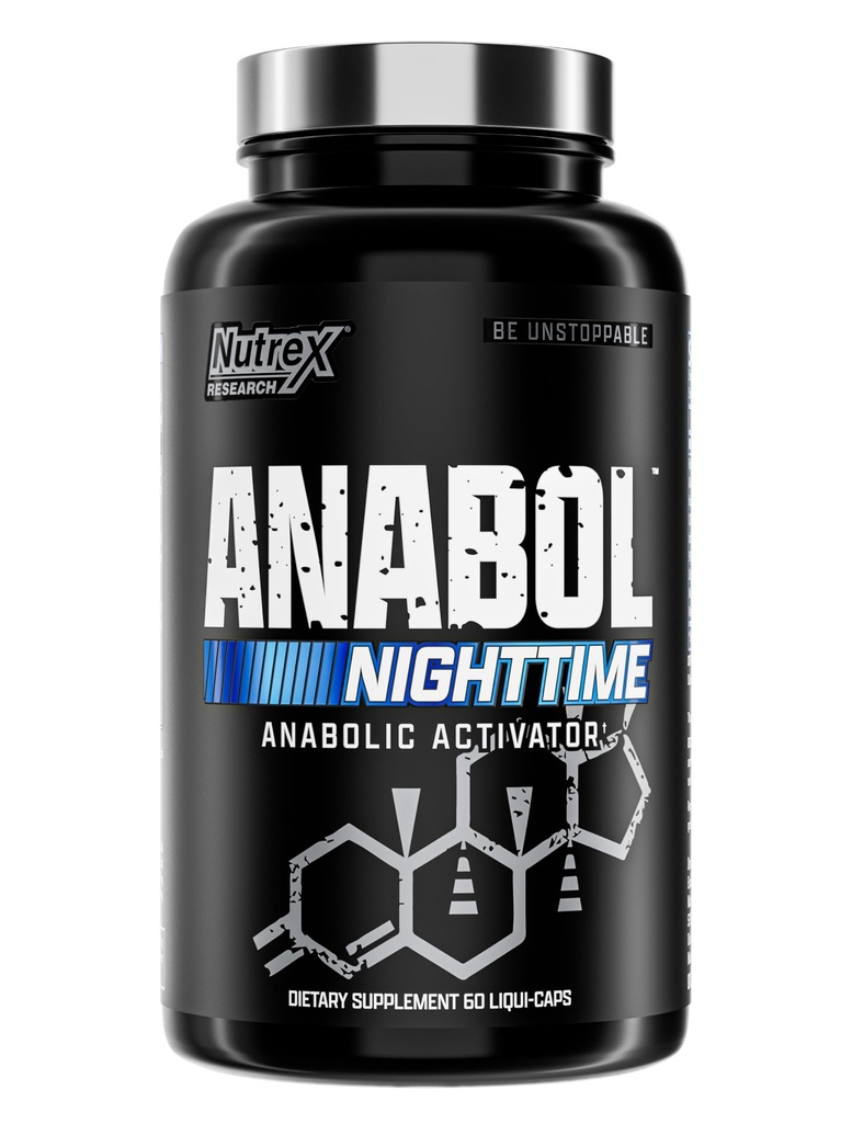 Anabol PM Nighttime Muscle Builder &amp; Sleep Aid ← Anabolic Muscle Building Supplement TEN Clinically Researched RIPFACTOR, Epicatechin &amp; More Silencio Post Workout Muscle Recovery &amp; Strength – 60 Pills