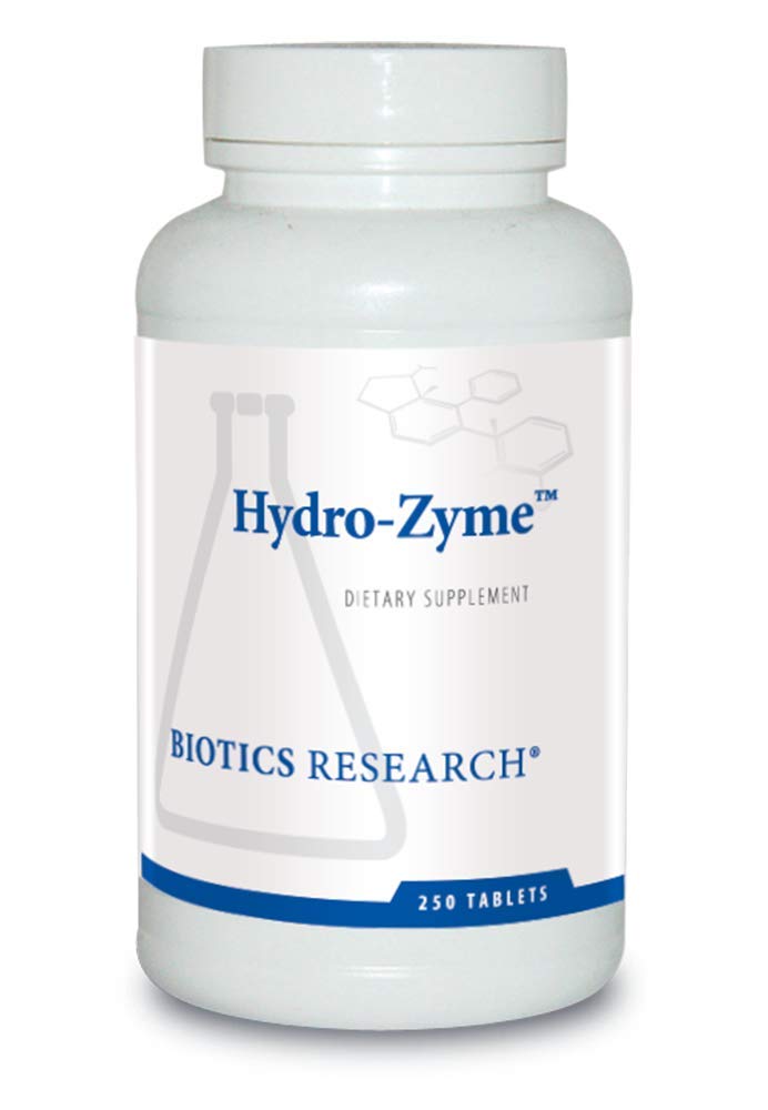 Biotics Research Hydro ZymeTM - Digestive Enzymes (Enzimas Digestivas) Para Mujeres &amp; Hombres - Enzymes for Digestion Supplement Contains Betaine HCL - Supports Healthy Gastric pH & Immune Health-250 Enzyme