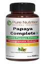 Nutrición pura Papaya Completa tención 120 Caps ← Carica Papaya Leaf Extract with Iron, VIT C, VIT A ' Folic Acid ← Apoya la inmunidad plaqueta " Digestión No Gluten-Free