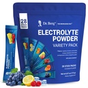 Dr. Berg Sugar Free Electrolyte Powder Packets (Variety Pack) - Daily Electrolyte Drink Mix - 28 Total Hydration Pouches Sugar Gratis - Keto Electrolytes Powder Packets No Sugar - 7 Delicious Flavors
