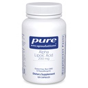 Pure Encapsulations Alpha Lipoic Acid 200 mg - 200mg ALA - Liver & Antioxidant Support* - for Nerve Health & Carb Metabolism - Vegan " Non-GMO Supplement - 120 Capsules
