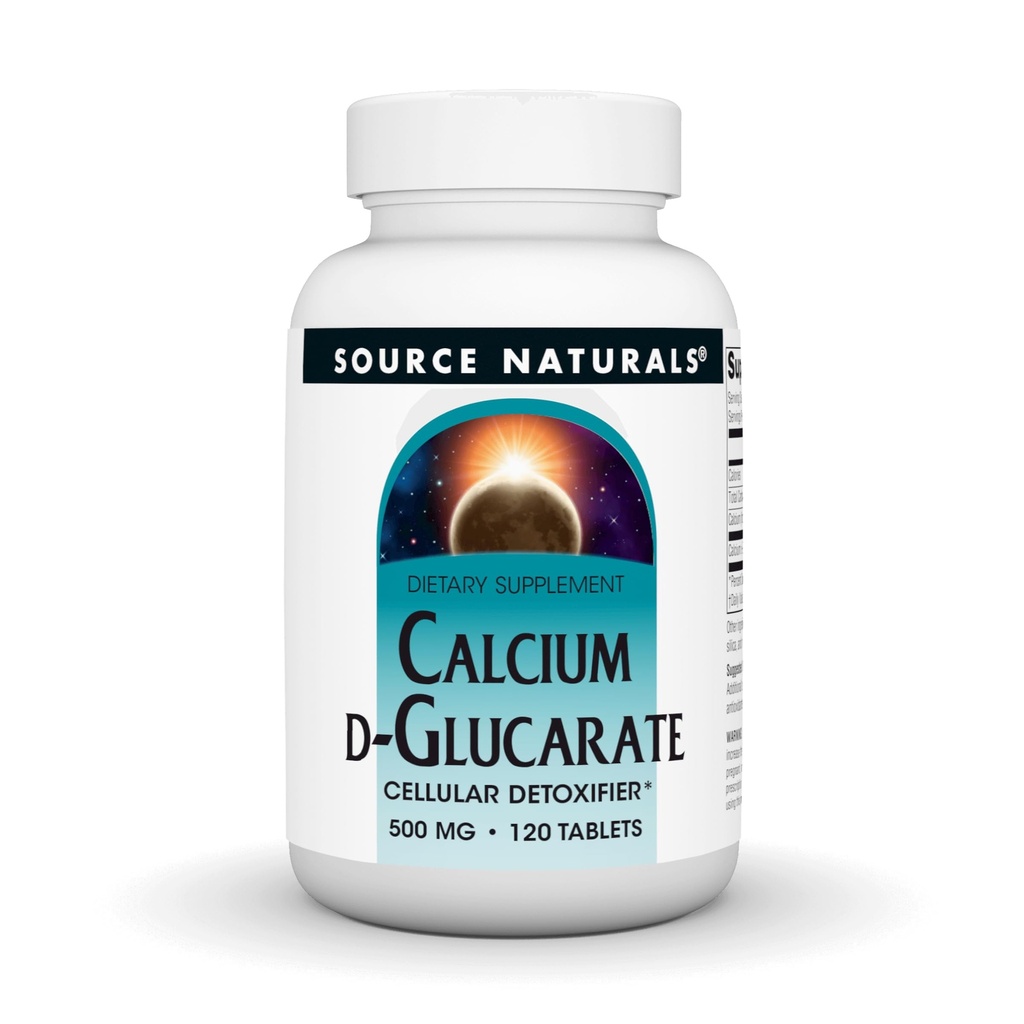 Fuente Naturales - Calcio D-Glucarate, 500 mg