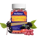 Gummies de Elderberry, Extracto de Elderberry 300mg, con Vitamina C y Zinc, Strawberry Flavor Gummies, Non-GMOs, Gluten Free, Vegan-Friendly, Immune Support, 60 Condes