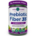Planeta Vital - Fiber 35 Powder Suplemento de fibra diversa para el apoyo dietético y el estreñimiento ocasional con 35 fibras prebióticas y 35 superalimentos orgánicos para mantener la regularidad del intestino, 6.77 oz