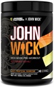 Jacked Factory X John Wick - Wick Mode Pre Workout Powder - Energía intensa, Battle-Ready Focus, Compromiso imparable, y Sheer Will - 40 Servings, Last Tropical Sunrise