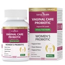 Vaginal Probiotics for Women pH Balance with Prebiotics - 60 Billion CFU for Odor, Yeast & Digestion - Cranberry for Urinary Tract " Hormonal Balance - Vegan " Non-GMO  durable 90 Capsules