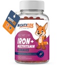Vitaminas Gummy de Hierro para Niños y Adolescentes – Tapioca Basado - Mejor Tasting - No GMO - Gluten Gratis - Vegan - Suplemento de Hierro Chewable w/Vitamin A, C, B3, B5, B12, Ácido Fólico, Biotin &amp; Zinc 100ct