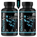 Suplemento de electrolito completo w Alta biodisponibilidad y Cmax Chloride Potassium Magnesium para la resistencia Muscle Recovery Mental Focus. Rehidratación rápida Salts y Keto Friendly Pills con 200 caps