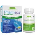 Igennus Pharmepa Restore EPA + Neurobalance Zinc, Magnesium & Vitamina B6 Mood Health Bundle for Atención " Focus