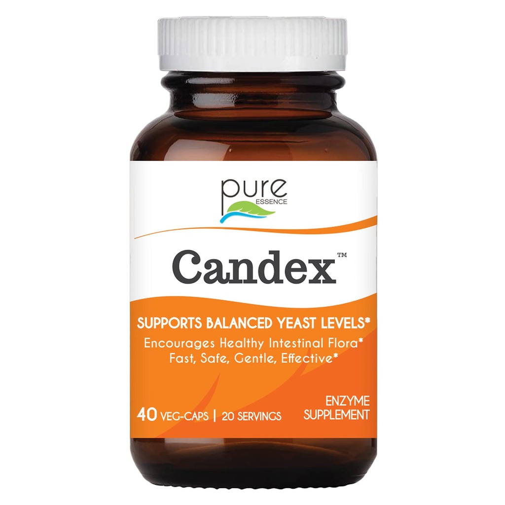 Suplemento de Candex de Esencia Pura - Suplemento de Crecimiento de Levadura con Enzimas Digestivas, Infección de Levadura Ayuda Probiótica para Hombres y Mujeres - 40 cápsulas