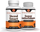 Niacin – Beta Sitosterol – Policosanol – Plant Sterols - Ajo – Suplemento de Cayenne Más Suplemento Super Antioxidante - Goji Berry, Acai Berry, Mangosteen, Resveratrol, Pomegranate " Noni