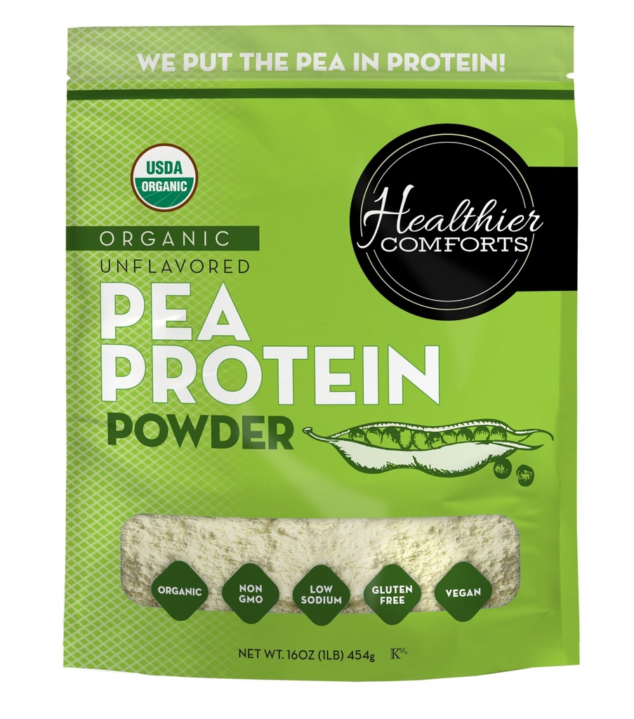 Confortes más saludables Polvo de proteína saboreado - Bajo Sodio (1 lb.)