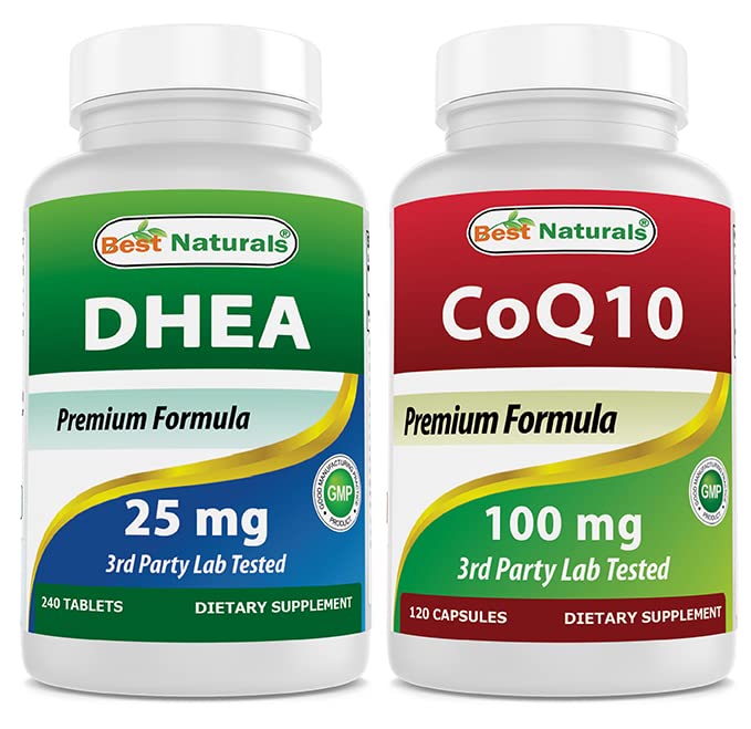 Mejores Naturales DHEA 100 mg " COQ10 100 mg