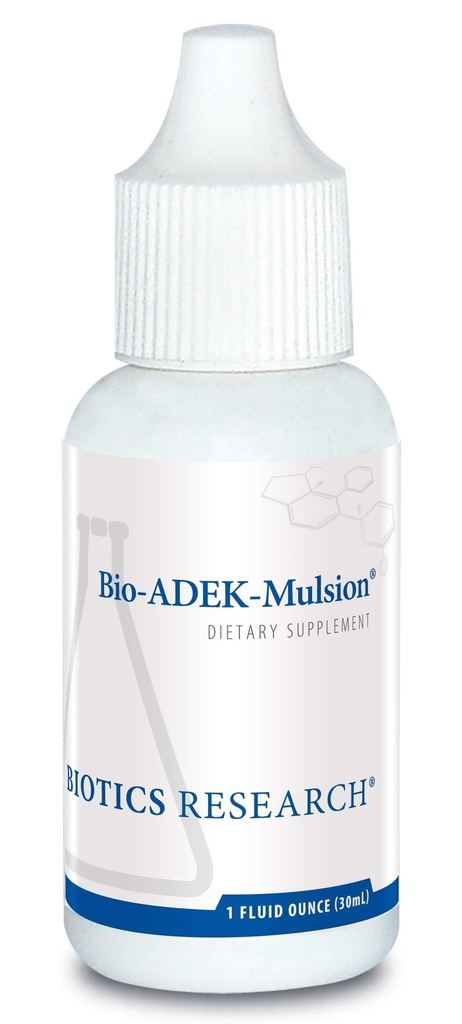 Biotics Research Bio ADEK Mulsion - Fórmula emulsionada, Biodisponibilidad mejorada, soporta respuestas saludables de los inmunes, salud ósea, salud ocular, salud cardiovascular, 1 fl oz
