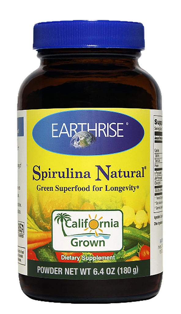EARTHRISE Spirulina Powder 180 Gram, 0.01 libras