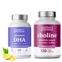 La promesa de la madre DHA prenatal " Choline Capsules Bundle